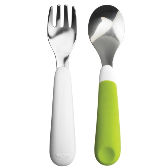 🍁 *LAST CHANCE* OXO Tot Fork and Spoon Set - Picture 5 of 8